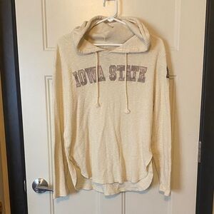 Colosseum Military OHT Operation Hat Trick Women's Cream Iowa State Hoodie